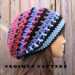  Crochet Hat - Slouchy Hat..